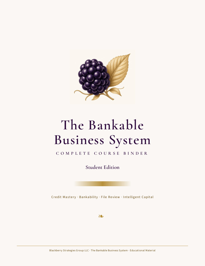 The Bankable Business System cover